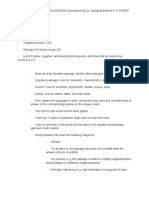 SAT Reading Notes PDF