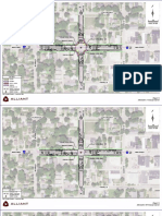 Layouts of The Intersection of U.S. 75 and Main Street in Luverne