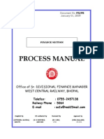 Railway Accounts Process Manuals