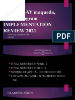 BARANGAY Maqueda Implementation Program Review 2021