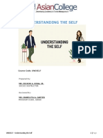 Understanding The Self: Course Code: UNDSELF