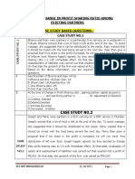 Case Study No.1: 3:-Change IN Profit Sharing Ratio Among Existing Partners Case Study Based Questions