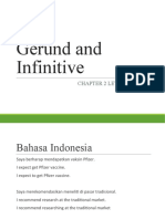 Gerund and Infinitive: Chapter 2 Let'S Speak Up