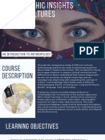 Ethnographic Insights Across Cultures: An Introduction To Anthropology