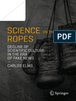 ELÍAS, C. Science On The Ropes. Decline of Scientific Culture in The Era of Fake News