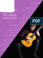 Classical Guitar Syllabus 2020-2023