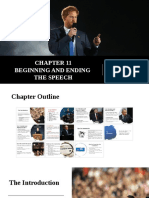 Beginning and Ending The Speech: Prepared by Muhammed Soffiq Saripin