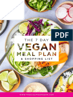 7 Day Free Vegan Meal Plan