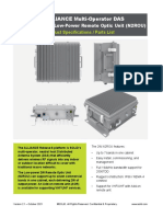 ALLIANCE Multi-Operator DAS: Product Specifications / Parts List