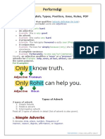 Performdigi: Simple Adverbs