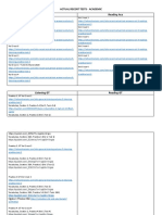 Actual Recent Tests - Academic Listening Ace Reading Aca