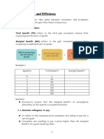 Topic: Surplus and Efficiency