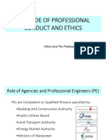 Peb Code of Professional Conduct and Ethics