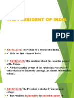 The President of India