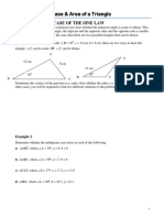 5.2 Ambiguous Case and Area of A Triangle Blank Note