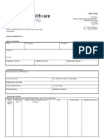Cleaner Application Form Form