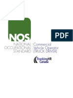 National Occupational Standard For Commercial Vehicle Operators