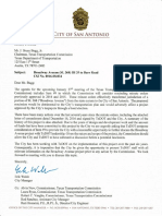 Texas Transportation Commission Letter