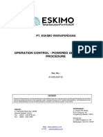 Operation Control - Powered and Hand Tools Procedure: Pt. Eskimo Wieraperdana