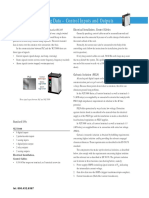 VLT 5000 Engineering Data - Control Inputs and Outputs: Electrical Installation, Control Cables