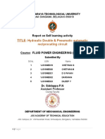 TITLE: Hydraulic Double & Pneumatic Automatic Reciprocating Circuit