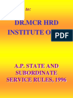 A.P State Subordinate Service - Rules MCRH