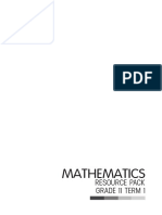 Mathematics: Resource Pack Grade 11 Term 1