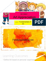 Art App - Fundamentals of Art - Lesson 1