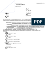 Intermolecular Forces