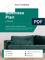 Furniture Manufacturing Business Plan Example