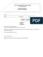 IB Math MYP III Summative Assessment Criteria A Equations