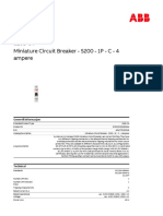 Miniature Circuit Breaker - S200 - 1P - C - 4 Ampere: Product-Details