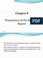 Chapter 8. Preparation of Research Report