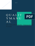 ISO 9001-2015 Quality Management System Manual D1.2