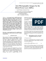 Enhancing Color Photographic Images by The Modified Power Law (MPL)