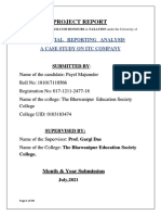 Financial Reporting Analysis Project