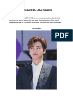 Biografi Bahasa Inggris: Na Jaemin