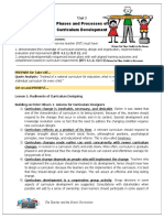 Unit 3 Phases and Processes of Curriculum Development