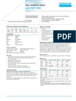 Sandvik SAF 2304: Duplex Stainless Steel