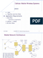 Applications of Cellular Mobile Wireless Systems