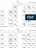 Time Table Classwise