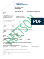 Operating System MCQ Question Answer