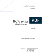 BCA 9, DIP240S Operator's Manual Code 49 80 004 BMI