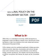 National Policy On The Voluntary Sector - 2007 28.9