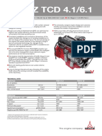 DEUTZ TCD 4.1/6.1: For Mobile Machinery 80-180 KW / 108-241 HP at 1800-2300 Min - RPM EU Stage V / US EPA Tier 4