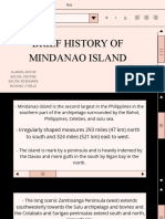 Brief History of Mindanao Island
