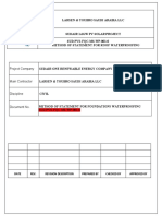 Method Statement For Foundation WaterProofing