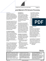 Utilization of Regrind Materials in PVC Extrusion Processing