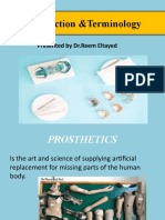 Introduction To Prothesis