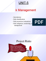 Risk Management: UNIT-5
